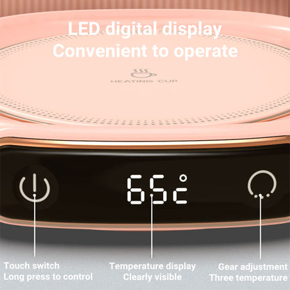 Smart Mug Warmer – Constant Temp Heating Pad for Coffee & Tea