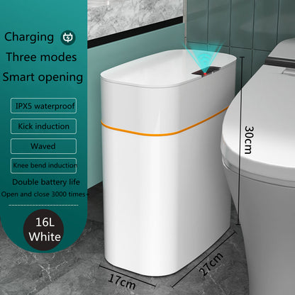 Smart Induction Trash Can – Automatic Lid for Home, Kitchen & Car