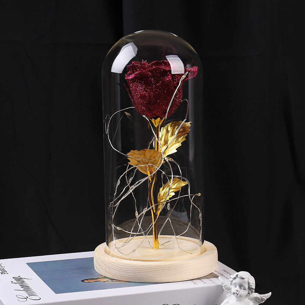 Eternal LED Rose in Glass – Romantic Valentine’s & Wedding Gift
