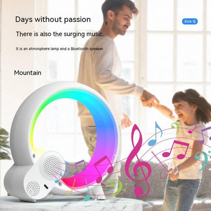 Sunrise Wake-Up Alarm Clock – Analog Display with Bluetooth Audio & Color Mood Light