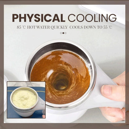 Magnetic Self-Stirring Cup – Rechargeable Electric Mixer for Coffee, Milk & More