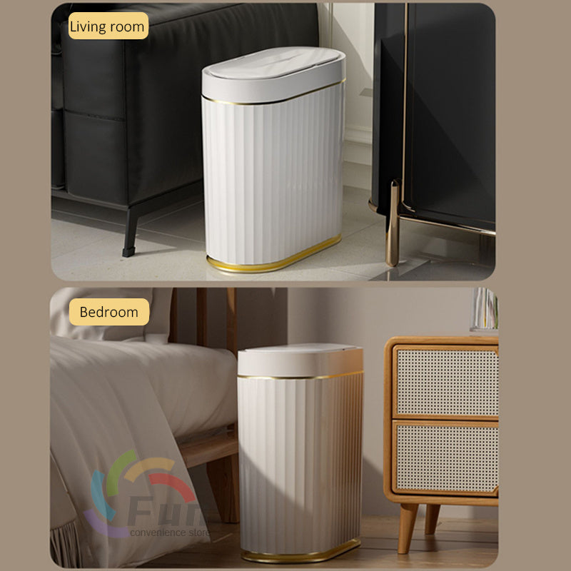 Smart Induction Trash Can – Automatic Lid for Home, Kitchen & Car