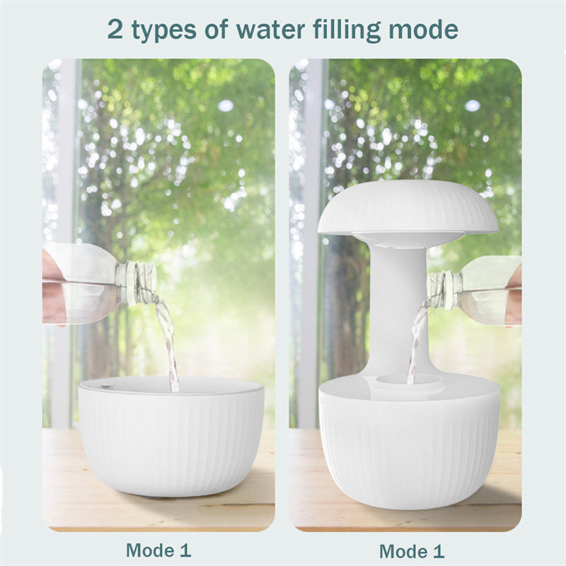 Anti-Gravity Humidifier – Silent Cool Mist with Levitating Water Drop Effect