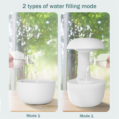 Anti-Gravity Humidifier – Silent Cool Mist with Levitating Water Drop Effect