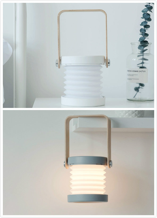 Foldable LED Night Lamp – Touch Dimmable & USB Rechargeable for Cozy Spaces