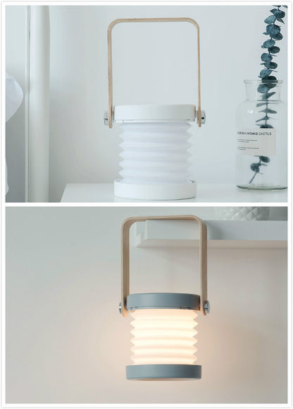 Foldable LED Night Lamp – Touch Dimmable & USB Rechargeable for Cozy Spaces
