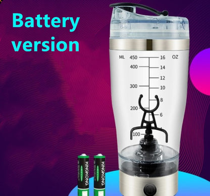 Electric Protein Shaker – USB Rechargeable Mixer for Milk, Coffee & Sports Drinks