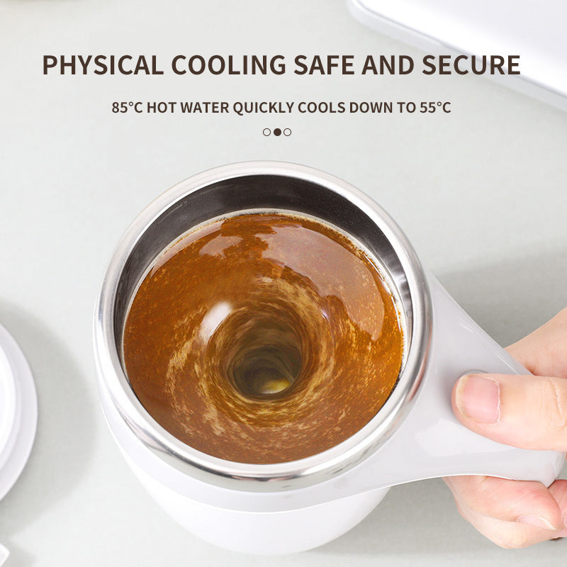 Magnetic Self-Stirring Cup – Rechargeable Electric Mixer for Coffee, Milk & More