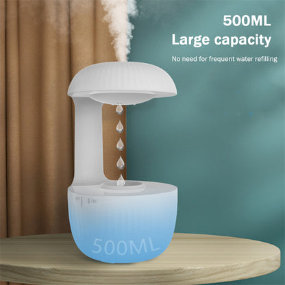 Anti-Gravity Humidifier – Silent Cool Mist with Levitating Water Drop Effect