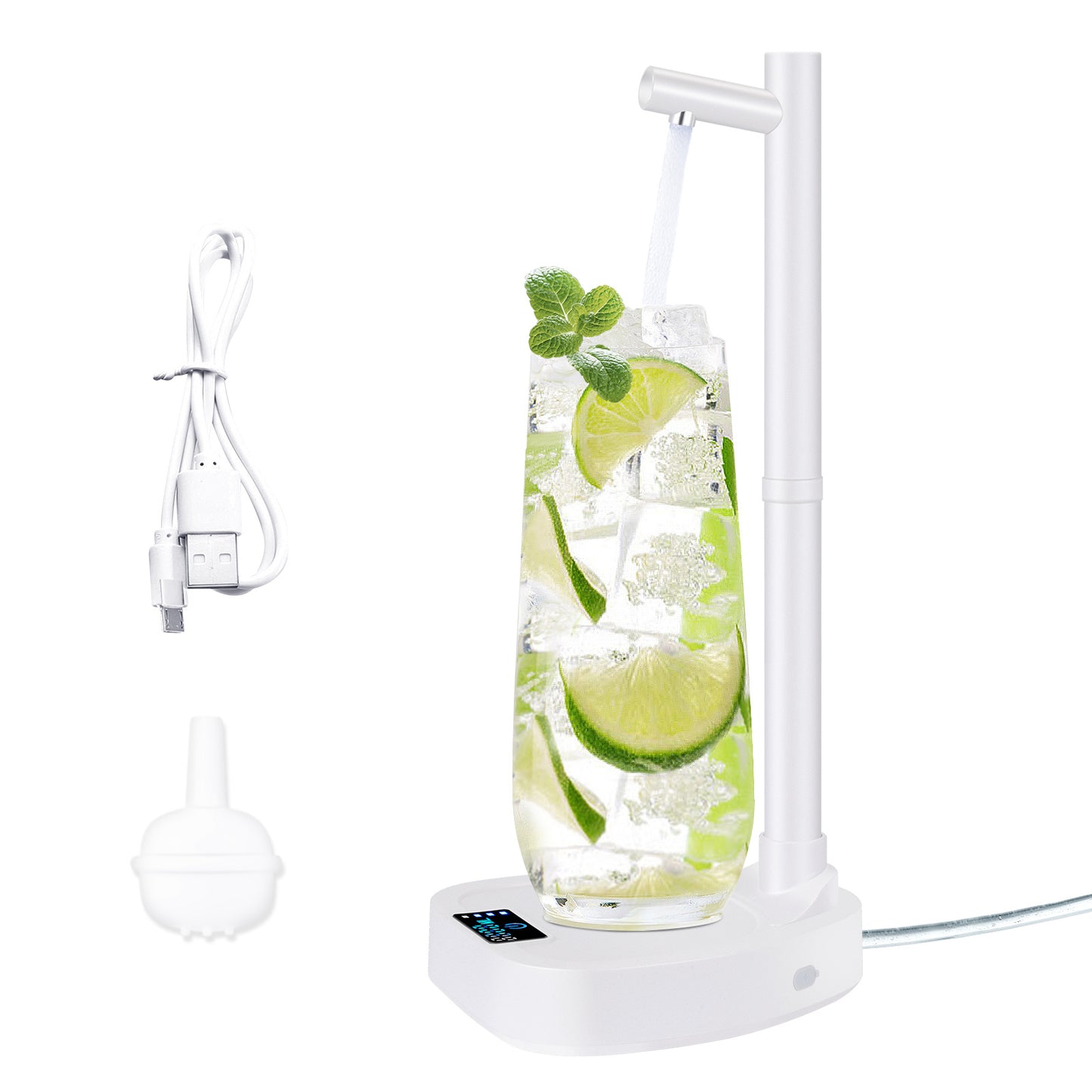 Automatic Water Dispenser – Rechargeable with Stand & Extended Tube for Bottles