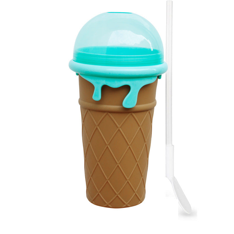500ml Slushy Maker Cup – Quick-Freeze Smoothie & Ice Cream Cup for Summer Drinks