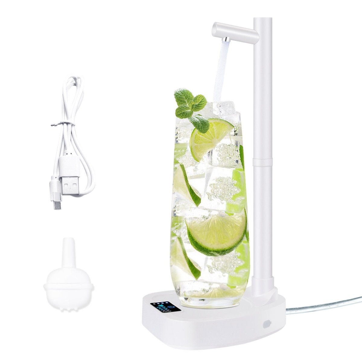 Automatic Water Dispenser – Rechargeable with Stand & Extended Tube for Bottles - Slushin_Dept