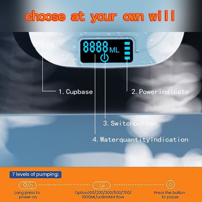 Automatic Water Dispenser – Rechargeable with Stand & Extended Tube for Bottles - Slushin_Dept