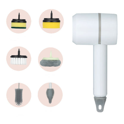 Wireless Electric Cleaning Brush – USB Rechargeable Kitchen & Bathroom Scrubber