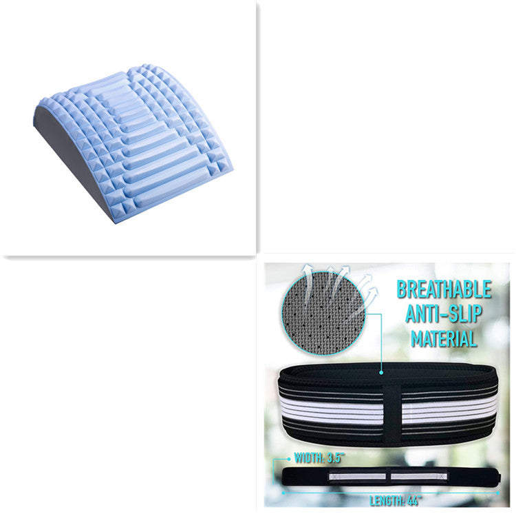 Back Stretcher Pillow – Neck & Lumbar Support for Pain Relief & Relaxation
