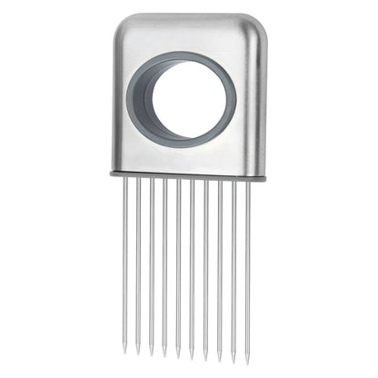 Stainless Steel Vegetable Holder – Precise Veggie Slicing Made Easy