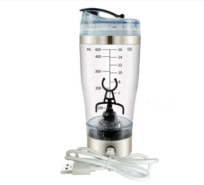 Electric Protein Shaker – USB Rechargeable Mixer for Milk, Coffee & Sports Drinks