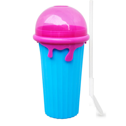 500ml Slushy Maker Cup – Quick-Freeze Smoothie & Ice Cream Cup for Summer Drinks