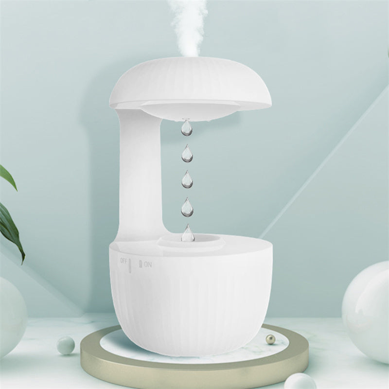 Anti-Gravity Humidifier – Silent Cool Mist with Levitating Water Drop Effect