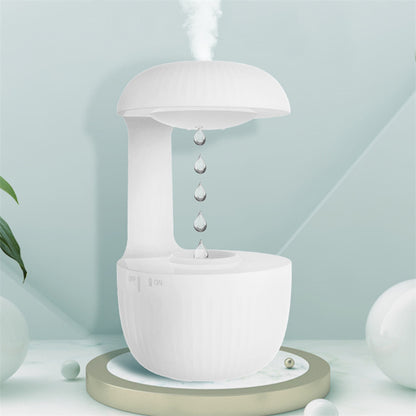 Anti-Gravity Humidifier – Silent Cool Mist with Levitating Water Drop Effect