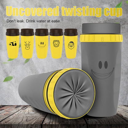 Double - Insulated Twist Tumbler – Portable Sippy Cup with Straw for Kids & Adults - Slushin_Dept