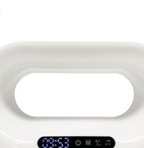 3-in-1 Smart LED Lamp – RGB Night Light, Wireless Charger & Alarm Clock with App Control