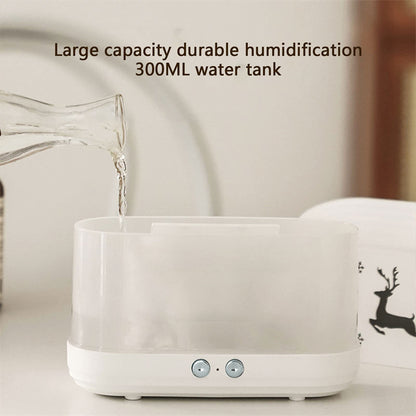 Elk Flame Humidifier – Silent Diffuser with Cozy Glow for Holiday Home Decor