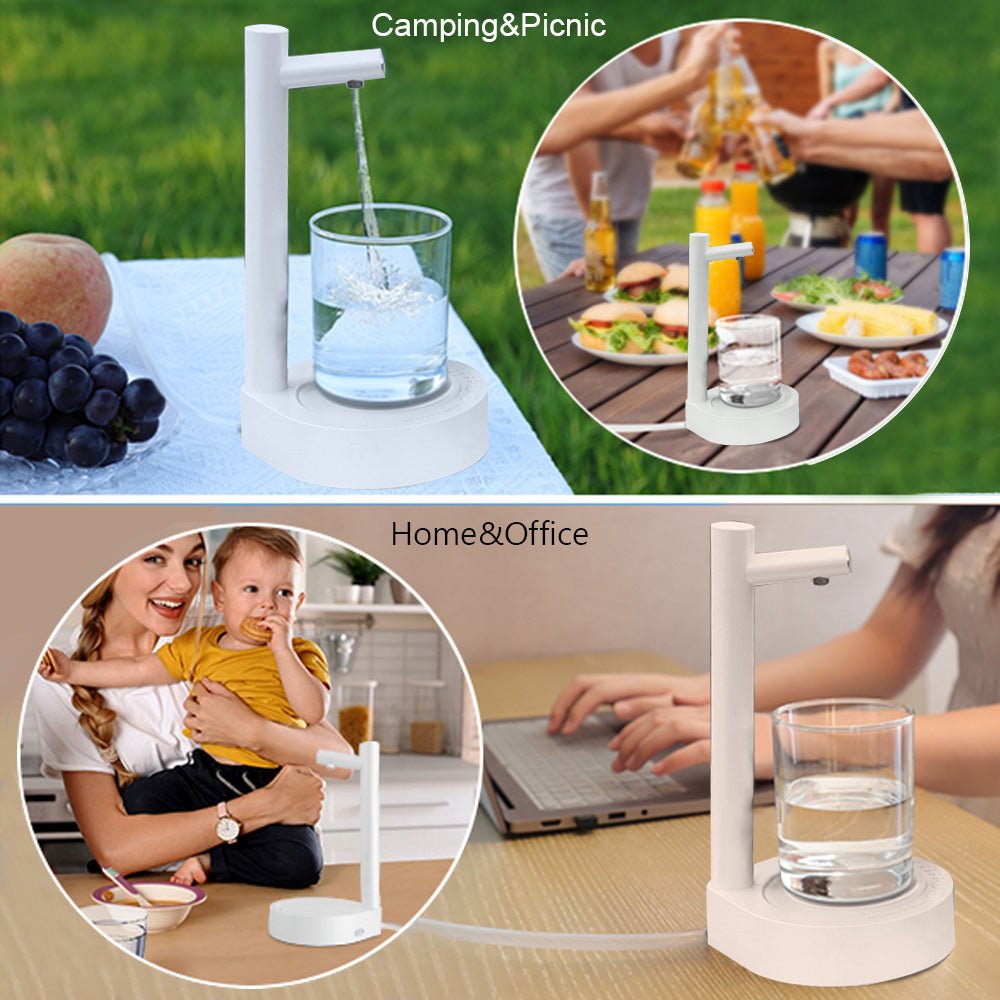 Electric Water Dispenser – Rechargeable Desktop Pump for Gallon Bottles - Slushin_Dept