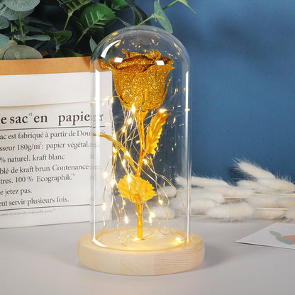 Eternal LED Rose in Glass – Romantic Valentine’s & Wedding Gift - Slushin_Dept