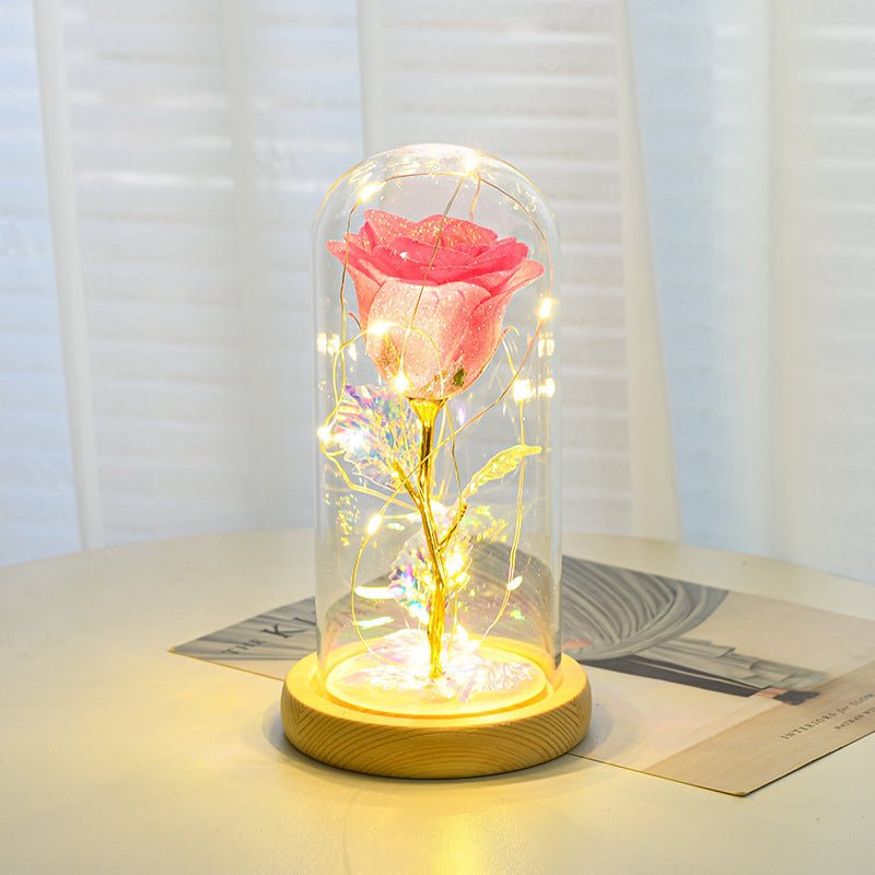 Eternal LED Rose in Glass – Romantic Valentine’s & Wedding Gift - Slushin_Dept