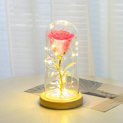 Eternal LED Rose in Glass – Romantic Valentine’s & Wedding Gift - Slushin_Dept