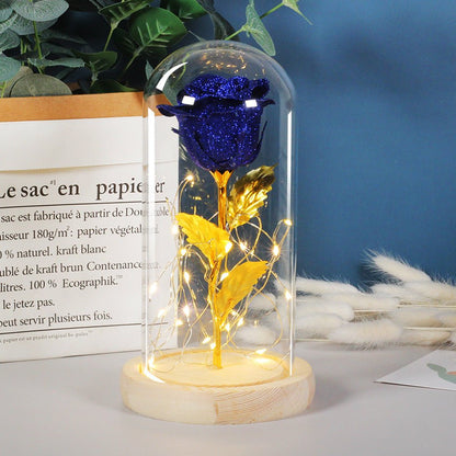 Eternal LED Rose in Glass – Romantic Valentine’s & Wedding Gift - Slushin_Dept