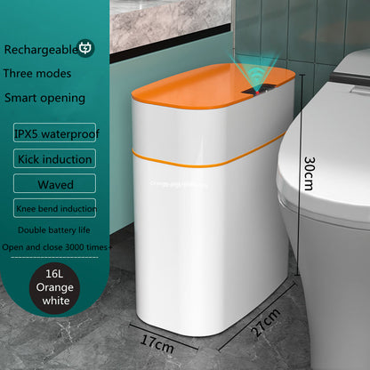 Smart Induction Trash Can – Automatic Lid for Home, Kitchen & Car