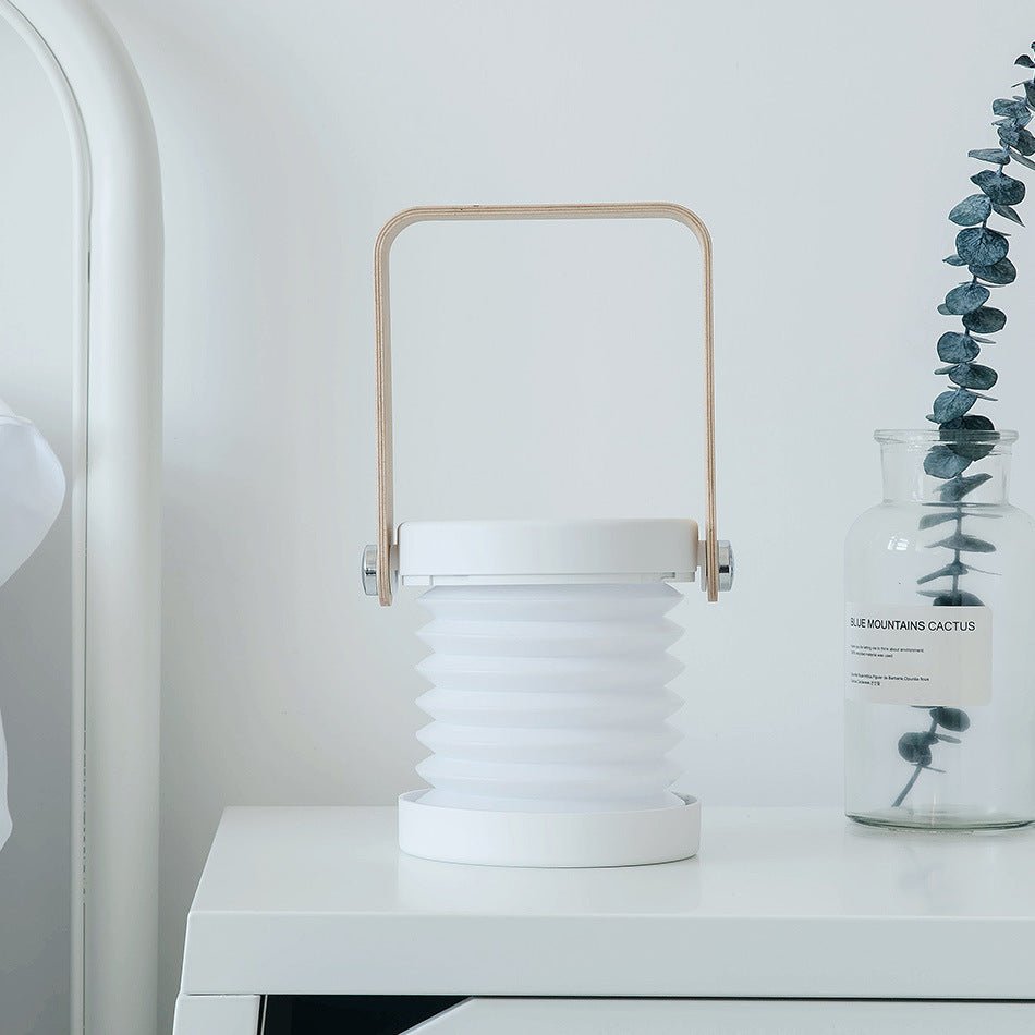 Foldable LED Night Lamp – Touch Dimmable & USB Rechargeable for Cozy Spaces - Slushin_Dept