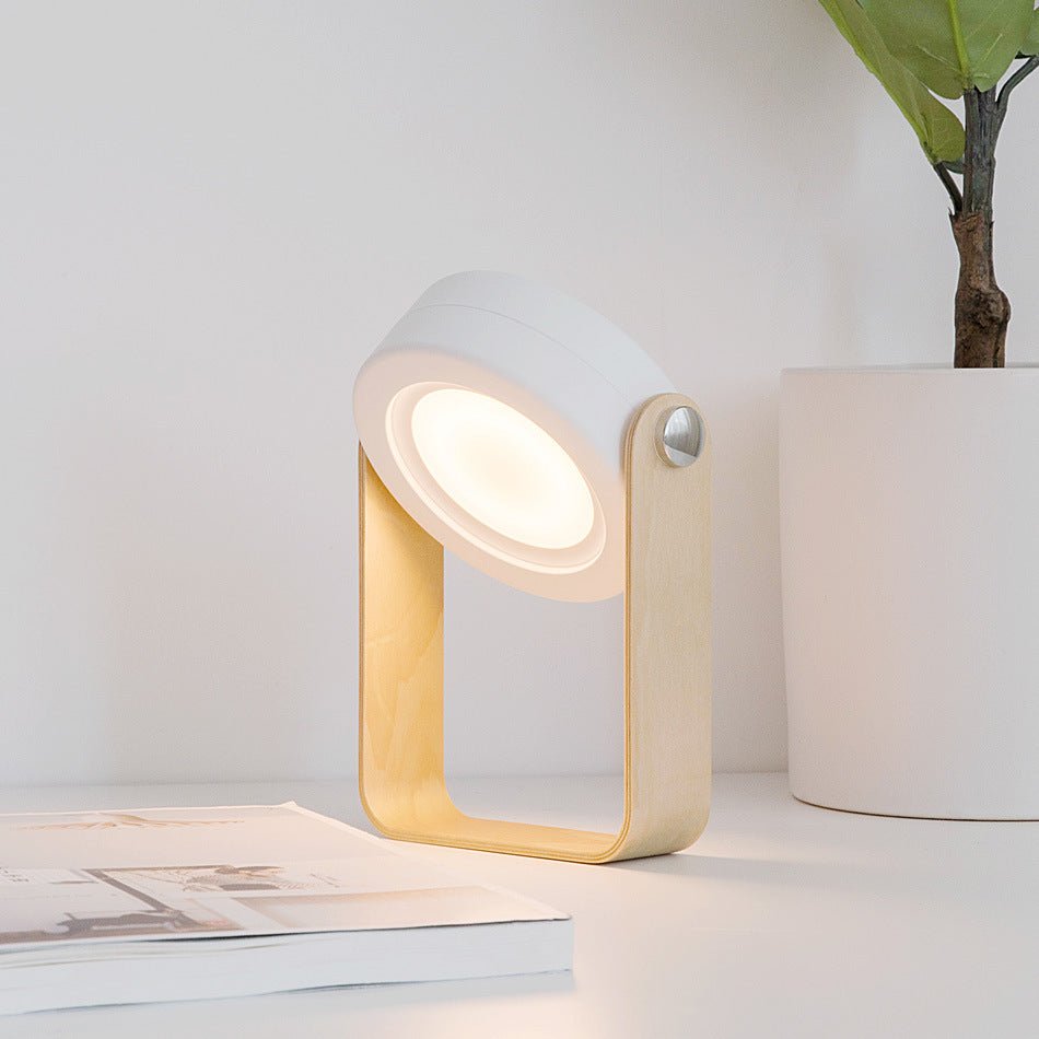Foldable LED Night Lamp – Touch Dimmable & USB Rechargeable for Cozy Spaces - Slushin_Dept
