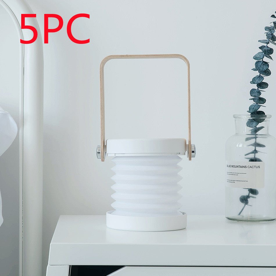 Foldable LED Night Lamp – Touch Dimmable & USB Rechargeable for Cozy Spaces - Slushin_Dept