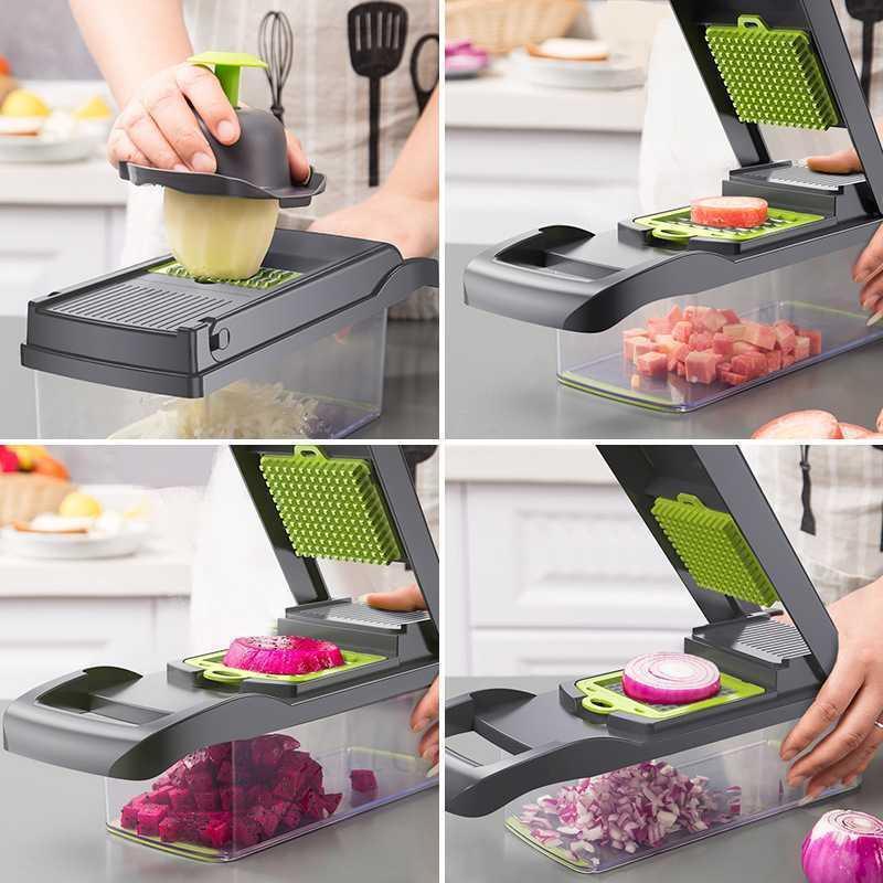 Manual Veggie Silk Cutter – Quick Shredder for Vegetables & Garnishes - Slushin_Dept