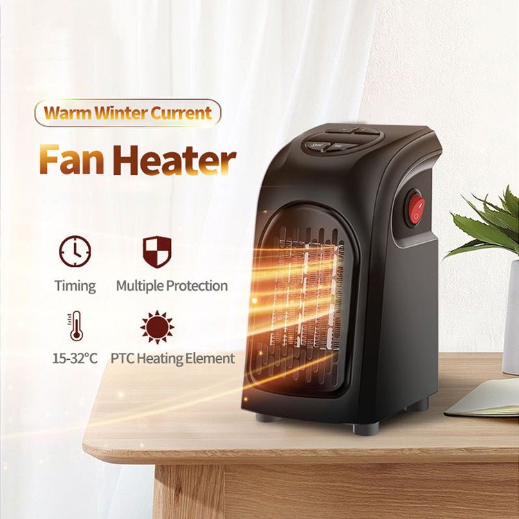 Mini Ceramic Air Heater – Portable Electric Fan Heater for Home & Office - Slushin_Dept